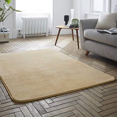 GC GAVENO CAVAILIA Gaveno Cavailia Alfombra de dormitorio de alta calidad, extra suave y mullido, antideslizante, brillante, para una cómoda sala de estar y cama, alfombra natural para decoración del hogar GC GAVENO CAVAILIA Gaveno Cavailia Alfombra de dormitorio de alta calidad, extra suave y mullido, antideslizante, brillante, para una cómoda sala de estar y cama, alfombra natural para decoración del hogar