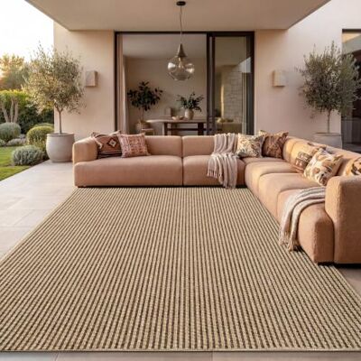 Paco Home - 120x170 cm - Beige - Flatweave Rug Paco Home - 120x170 cm - Beige - Flatweave Rug