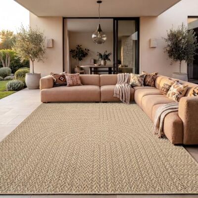 Paco Home - Terraza Beige 160x230 - Beige - 160x230 cm - rug Paco Home - Terraza Beige 160x230 - Beige - 160x230 cm - rug