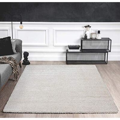Mias Teppiche Mia's Teppiche Shaggy Alfombra, Polipropileno, Crema, 120 x 160 cm (Rectangular) Mias Teppiche Mia's Teppiche Shaggy Alfombra, Polipropileno, Crema, 120 x 160 cm (Rectangular)