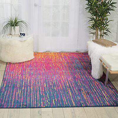 Nourison Passion Alfombra (poliéster, 175 x 114 x 1 cm), Multicolor Nourison Passion Alfombra (poliéster, 175 x 114 x 1 cm), Multicolor