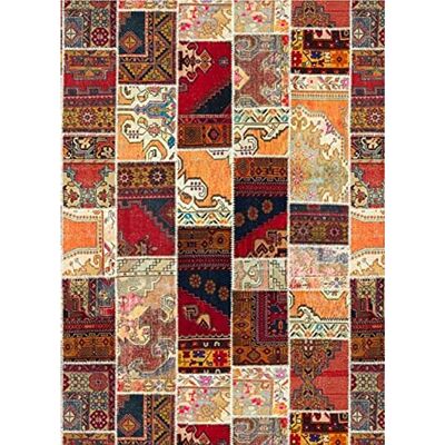 MANI TEXTILE Mani Textil Alfombra, Poliéster, Multicolor, 80 x 150 MANI TEXTILE Mani Textil Alfombra, Poliéster, Multicolor, 80 x 150