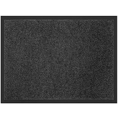 Douceur d'Intérieur Telio Alfombra, Rectangular, 50 x 80 cm, Gris, Antipolvo, Lisa Douceur d'Intérieur Telio Alfombra, Rectangular, 50 x 80 cm, Gris, Antipolvo, Lisa