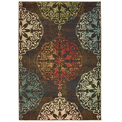 Homemania Alfombra Impresa Ray 1 Aubusson, Multicolor, 80 X 150 Cm Homemania Alfombra Impresa Ray 1 Aubusson, Multicolor, 80 X 150 Cm