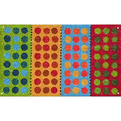Gift Company Felpudo Polka, Coco, Multicolor, 75 x 2 x 45 cm Gift Company Felpudo Polka, Coco, Multicolor, 75 x 2 x 45 cm