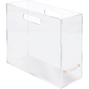 Russell+Hazel Caja de archivos acrílica delgada, transparente, 4.5 x 12.2 x 10 pulgadas Russell+Hazel Caja de archivos acrílica delgada, transparente, 4.5 x 12.2 x 10 pulgadas