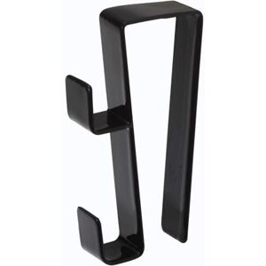 YAMAZAKI Hook Ganchos sopracassetti, Acero, Negro YAMAZAKI Hook Ganchos sopracassetti, Acero, Negro