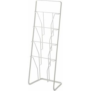 YAMAZAKI 6512 TOWER Magazine Rack with 4 Pockets, white, Steel, 25 x 18 x 71 cm YAMAZAKI 6512 TOWER Magazine Rack with 4 Pockets, white, Steel, 25 x 18 x 71 cm