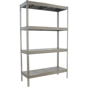 Simon Rack SimonRack Estantería Metálica Almacenaje, Sin Tornillos, 4 Baldas, Alta Capacidad Carga 400 kg, 2000x1800x450 mm, Estantería Taller Garaje Trastero, Galva/Galva Simon Rack SimonRack Estantería Metálica Almacenaje, Sin Tornillos, 4 Baldas, Alta Capacidad Carga 400 kg, 2000x1800x450 mm, Estantería Taller Garaje Trastero, Galva/Galva