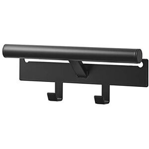 YAMAZAKI TOWER Percha para mochila, negro, Acero/Polipropileno, minimalista, 26 x 6.5 x 10.5 cm YAMAZAKI TOWER Percha para mochila, negro, Acero/Polipropileno, minimalista, 26 x 6.5 x 10.5 cm