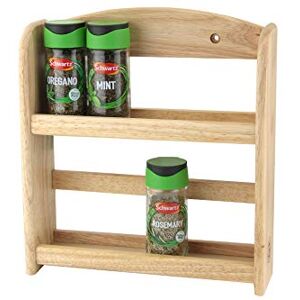 apollo THE HOUSEWARES BRAND Apollo 2-tier Spice Rack, Estantería para especias, color natural apollo THE HOUSEWARES BRAND Apollo 2-tier Spice Rack, Estantería para especias, color natural