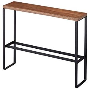 Yamazaki TOWER Zapatero con tapa de madera, negro, Acero/Madera, minimalista, 50 x 12 x 41 cm Yamazaki TOWER Zapatero con tapa de madera, negro, Acero/Madera, minimalista, 50 x 12 x 41 cm