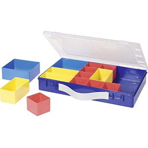 hünersdorff Cajas de surtido PP PREMIUM, 14 Cajas insertables con mango, azul, 225x335x55 mm hünersdorff Cajas de surtido PP PREMIUM, 14 Cajas insertables con mango, azul, 225x335x55 mm