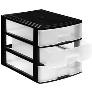 Great Plastic Lote de 3 Cajas Stylo en Color Negro 355 x 265 x 265 Great Plastic Lote de 3 Cajas Stylo en Color Negro 355 x 265 x 265
