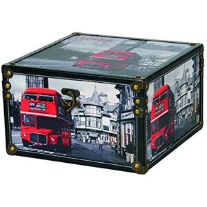 Kleiber – – Baúl London Box Grande – Maletín, Box, Madera, Negro, 30 x 18, 5 cm Kleiber – – Baúl London Box Grande – Maletín, Box, Madera, Negro, 30 x 18, 5 cm