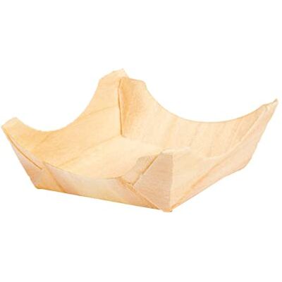 Garcia de Pou García de Pou 100 unidades Barquillas De Hojuela De Pino 4X4X1,5 Cm Natural Madera Garcia de Pou García de Pou 100 unidades Barquillas De Hojuela De Pino 4X4X1,5 Cm Natural Madera