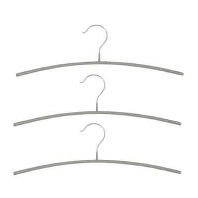MSV Juego de 36 Perchas de Acero Revestidas de Plástico Diseño Muy Robusto y Antideslizante Lados Curvos, No Se Deforman Todo Tipo de Ropa 40 cm Taupe MSV Juego de 36 Perchas de Acero Revestidas de Plástico Diseño Muy Robusto y Antideslizante Lados Curvos, No Se Deforman Todo Tipo de Ropa 40 cm Taupe
