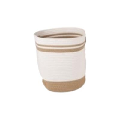 Urban Living SET DE 3 CESTAS DE CUERDA DE ALGODÓN "VIDA NATURAL Urban Living SET DE 3 CESTAS DE CUERDA DE ALGODÓN "VIDA NATURAL