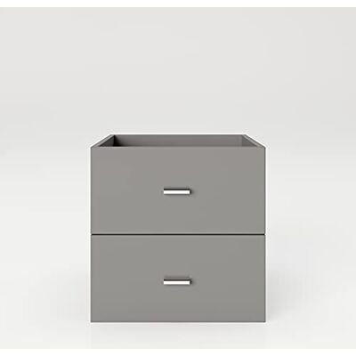 PHOENIX - Schubladencontainer Raumteiler-Set - Gris - Unidad de cajones de almacenamiento PHOENIX - Schubladencontainer Raumteiler-Set - Gris - Unidad de cajones de almacenamiento