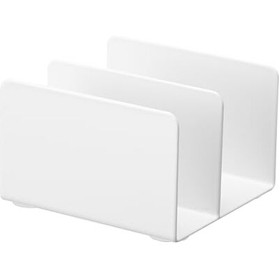 YAMAZAKI Tower Organizador de estantes, Blanco, Acero, Minimalista, 8x7.5x5 cm YAMAZAKI Tower Organizador de estantes, Blanco, Acero, Minimalista, 8x7.5x5 cm