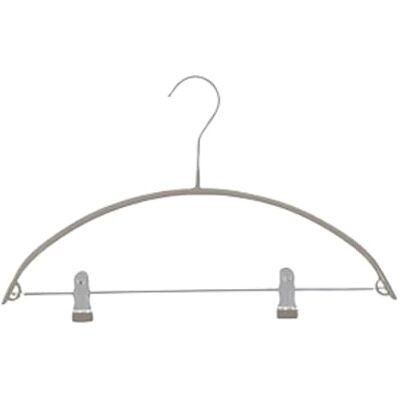 MSV Juego de 24 Perchas de Acero Recubiertas de Plástico con Clips Ideal Traje, Arriba y Abajo 2 en 1, Antideslizantes, Lados Curvos, Todo Tipo de Ropa 41 cm Taupe MSV Juego de 24 Perchas de Acero Recubiertas de Plástico con Clips Ideal Traje, Arriba y Abajo 2 en 1, Antideslizantes, Lados Curvos, Todo Tipo de Ropa 41 cm Taupe