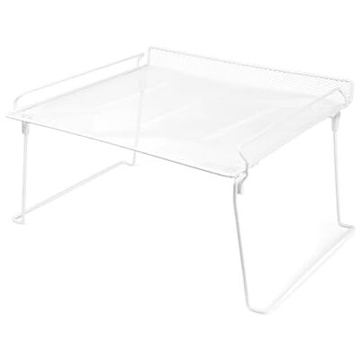 Compactor Estante extraíble para Ropa y Calzado, Apilable, Gama XTEND, Metal Lacado Epoxi, Blanco, Talla M: 41 x 35 x Al.22 cm, Compactor Estante extraíble para Ropa y Calzado, Apilable, Gama XTEND, Metal Lacado Epoxi, Blanco, Talla M: 41 x 35 x Al.22 cm,