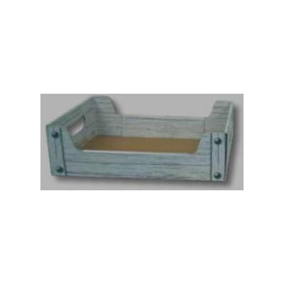 FAG ARTIGRAFICHE 1 caja cesta Mignon vacía pequeña col. blanco 30 x 20 x 9 cm cesta para confecciones navideñas FAG ARTIGRAFICHE 1 caja cesta Mignon vacía pequeña col. blanco 30 x 20 x 9 cm cesta para confecciones navideñas