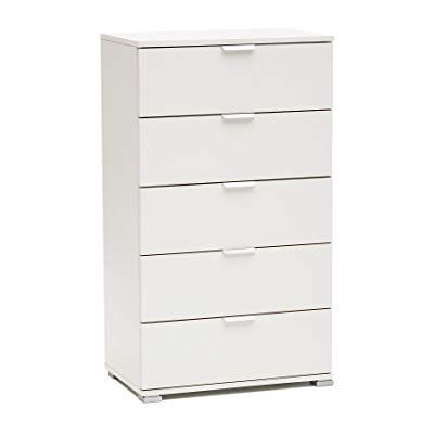 MEMI Cajonera, Madera, Blanco, 38x60x105 cm MEMI Cajonera, Madera, Blanco, 38x60x105 cm