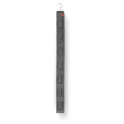 Avilia Organizador para bolsos para puertas y armarios – Perchero con 7 ganchos y fijación de velcro, de poliéster, 95 x 7,5 cm, gris Avilia Organizador para bolsos para puertas y armarios – Perchero con 7 ganchos y fijación de velcro, de poliéster, 95 x 7,5 cm, gris
