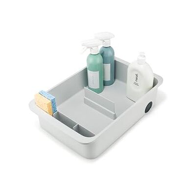 Joseph Joseph CupboardStore Carrito Organizador de Cocina con Ruedas, Almacenamiento debajo Fregadero, Plástico Reciclado, Grande Joseph Joseph CupboardStore Carrito Organizador de Cocina con Ruedas, Almacenamiento debajo Fregadero, Plástico Reciclado, Grande