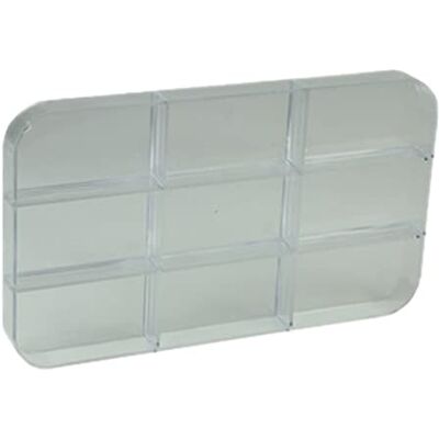 neoLab Organizador de poliestireno para cajas organizadoras, 36 compartimentos rectangulares, 4 x 9 plazas, 182 x 107 x 14 mm, transparente neoLab Organizador de poliestireno para cajas organizadoras, 36 compartimentos rectangulares, 4 x 9 plazas, 182 x 107 x 14 mm, transparente