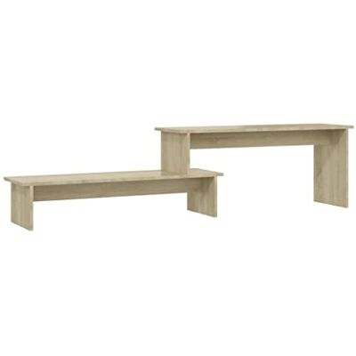 vidaXL Mueble de TV Soporte Mobiliario Aparador Estante Salón Sala de Estar Dormitorio Decoración Madera Contrachapada Color Roble Sonoma 180x30x43 cm vidaXL Mueble de TV Soporte Mobiliario Aparador Estante Salón Sala de Estar Dormitorio Decoración Madera Contrachapada Color Roble Sonoma 180x30x43 cm