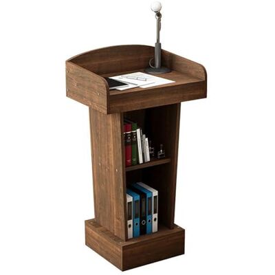 Generic Podio/mostrador de recepción de madera; atril de pie for conferencias, atril for iglesias, presentaciones, escuelas y seminarios; atril for salas de conferencias y cursos de capacitación.(C) Generic Podio/mostrador de recepción de madera; atril de pie for conferencias, atril for iglesias, presentaciones, escuelas y seminarios; atril for salas de conferencias y cursos de capacitación.(C)