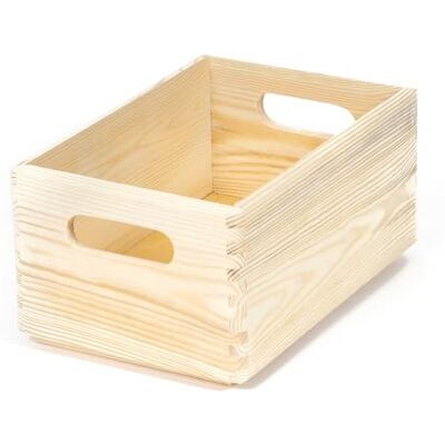Compactor Caja de Madera (Pino Natural, Personalizable), Color Beige Compactor Caja de Madera (Pino Natural, Personalizable), Color Beige