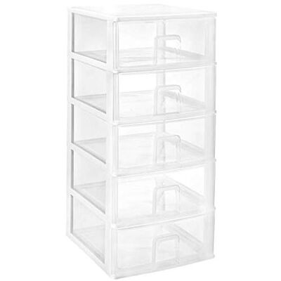 Great Plastic Lote de 5 Cajas en Color Blanco 380 x 370 x 779 Great Plastic Lote de 5 Cajas en Color Blanco 380 x 370 x 779