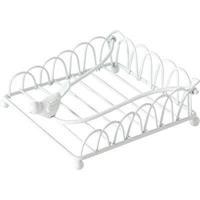 Boltze Home - Ria - Blanco - Juego de 2 piezas - Napkin Holder Boltze Home - Ria - Blanco - Juego de 2 piezas - Napkin Holder