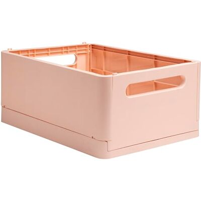 Exacompta – Caja de almacenamiento plegable Smart Case Maxi multiusos – Se entrega en plano – Tamaño A4+ – Dimensiones: Prof 37,5 x 27,5 x 16,3 cm – Nude Exacompta – Caja de almacenamiento plegable Smart Case Maxi multiusos – Se entrega en plano – Tamaño A4+ – Dimensiones: Prof 37,5 x 27,5 x 16,3 cm – Nude