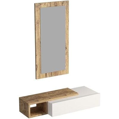Hanah Home Vien Atlantic Pine, White Hanah Home Vien Atlantic Pine, White