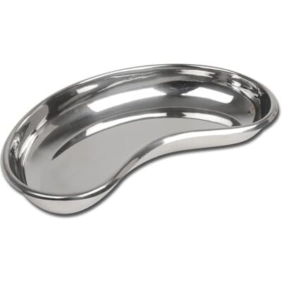 GIMA S.P.A riñón de acero inoxidable plato, 280 mm x 141 mm x 33 mm GIMA S.P.A riñón de acero inoxidable plato, 280 mm x 141 mm x 33 mm