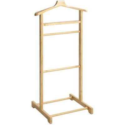 HAKU Galán de noche mayordomo de ropa natural bambú Medidas: An 48 x Al 97 x Pr 36 cm, Estilo: escandinavo HAKU Galán de noche mayordomo de ropa natural bambú Medidas: An 48 x Al 97 x Pr 36 cm, Estilo: escandinavo