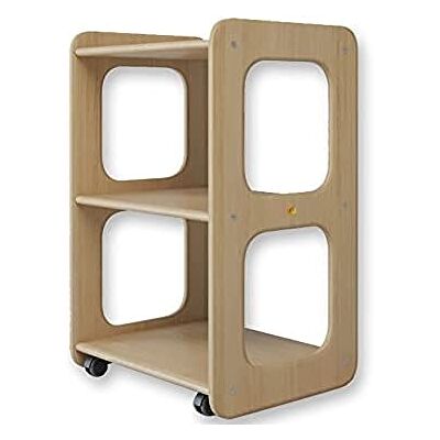 GIMA La Empresa Dante Madera Carro, 50 x 40 cm W x 77 cm H GIMA La Empresa Dante Madera Carro, 50 x 40 cm W x 77 cm H