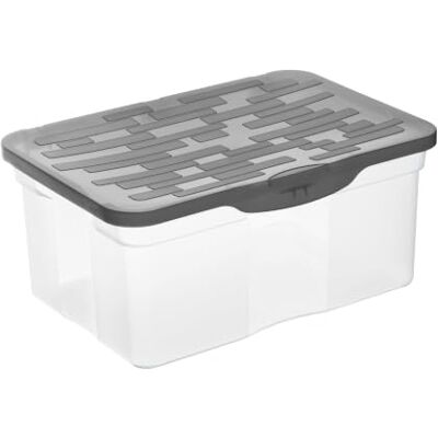 Rotho Ranger Caja de almacenamiento 13l con tapa, Plástico (PP) sin BPA, antracita, A4/13l (39.0 x 27.0 x 17.5 cm) Rotho Ranger Caja de almacenamiento 13l con tapa, Plástico (PP) sin BPA, antracita, A4/13l (39.0 x 27.0 x 17.5 cm)