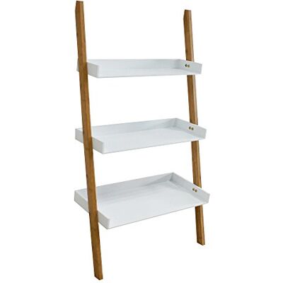 MSV Escala 3 Niveles, Bambú, Marrón, 55x105x25 cm, 25 Unidades MSV Escala 3 Niveles, Bambú, Marrón, 55x105x25 cm, 25 Unidades