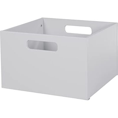 roba Caja de Almacenamiento de Madera para Habitación Infantil Caja Almacenajecon con Asas para Juguetes y Decoración Gris roba Caja de Almacenamiento de Madera para Habitación Infantil Caja Almacenajecon con Asas para Juguetes y Decoración Gris