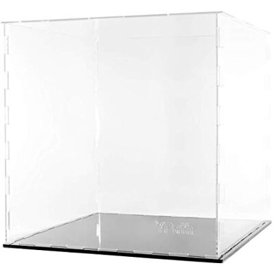YPath Vitrina acrílica Transparente para mostrador, Caja de exhibición Transparente, escaparate de protección a Prueba de Polvo para coleccionables de Juguetes (10 x 10 x 10 Pulgadas) YPath Vitrina acrílica Transparente para mostrador, Caja de exhibición Transparente, escaparate de protección a Prueba de Polvo para coleccionables de Juguetes (10 x 10 x 10 Pulgadas)