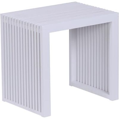 Relaxdays Banco de bambú Moderno para Cocina, vestidor, Pasillo, baño y Dormitorio, 43x45x33 cm, Blanco Relaxdays Banco de bambú Moderno para Cocina, vestidor, Pasillo, baño y Dormitorio, 43x45x33 cm, Blanco