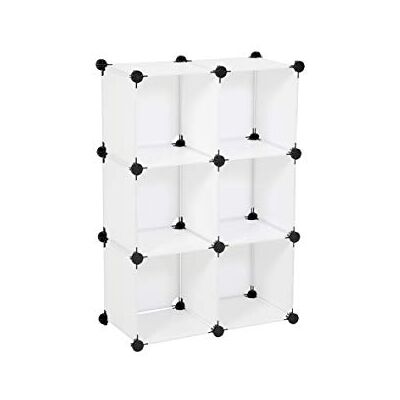 Ribelli Estantería sin Tornillos, 6 Cubos Ribelli Estantería sin Tornillos, 6 Cubos