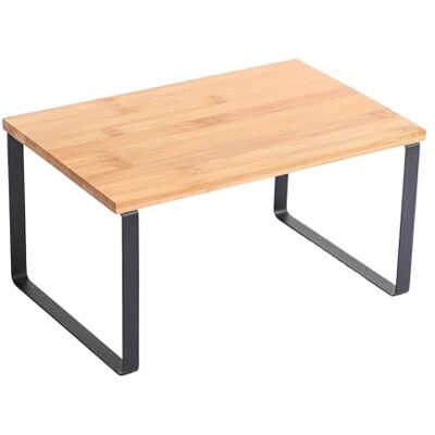 MSV Estante soporte de cocina de pie diseño industrial acero Elie negro mate MSV Estante soporte de cocina de pie diseño industrial acero Elie negro mate