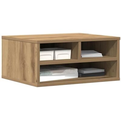 vidaXL Soporte para Impresora Roble Artisan 49 x 40 x 22,5 cm vidaXL Soporte para Impresora Roble Artisan 49 x 40 x 22,5 cm