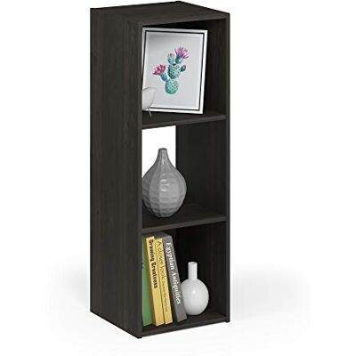 Furinno Pelli Cubic Gabinete de Almacenamiento - Espresso - Gabinete de almacenamiento Furinno Pelli Cubic Gabinete de Almacenamiento - Espresso - Gabinete de almacenamiento